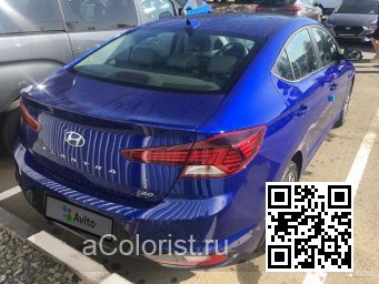 Hyundai | ELANTRA, AVANTE 6 (AD) | YP5 - INTENSE BLUE (с 2019) 3