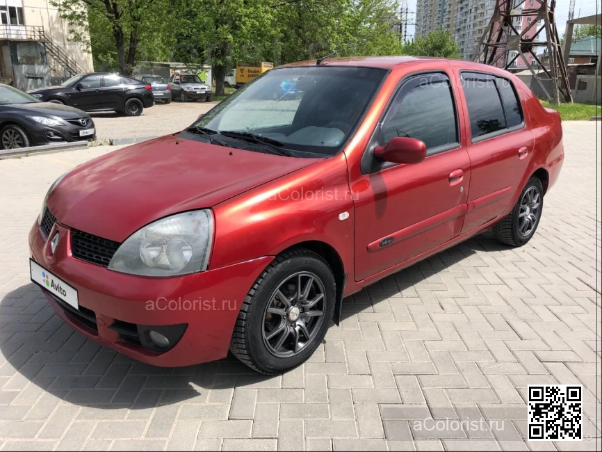RENAULT | CLIO SYMBOL 2 (X65) | B76 - ROUGE DE FEU, ROJO FUEGO 0