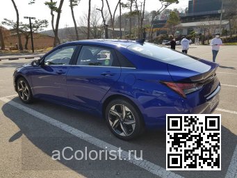 Hyundai | ELANTRA, AVANTE 7 (CN7) | YP5 - INTENSE BLUE 1