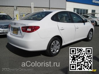 Hyundai | ELANTRA, AVANTE 4 (HD) | NW - NOBLE WHITE, NORDIC WHITE (СОЛИД) 3