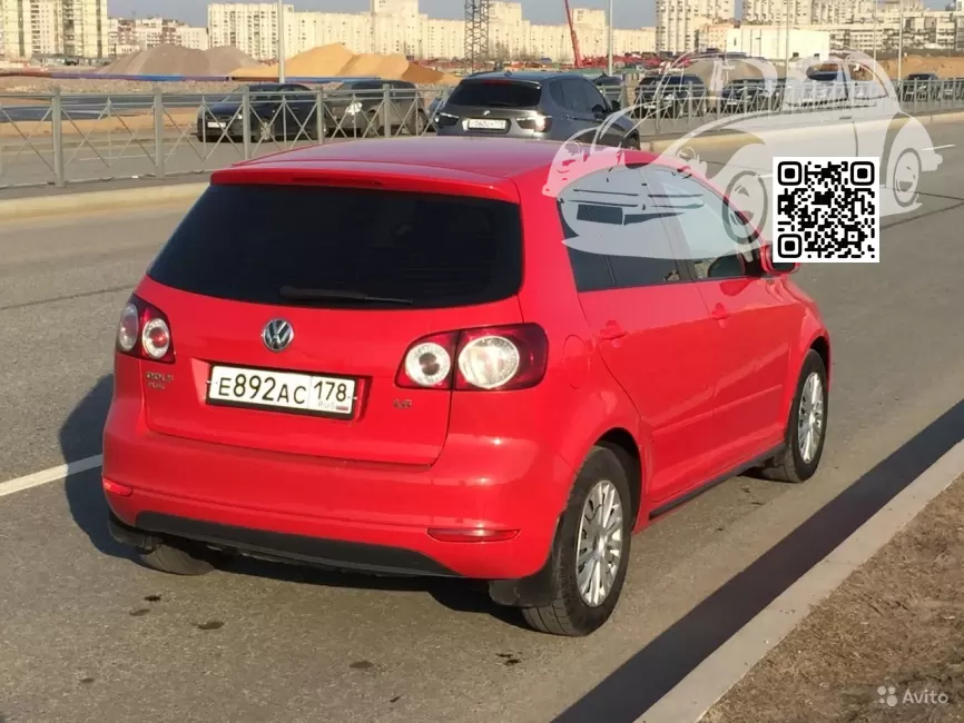 Volkswagen | GOLF PLUS | G2, Y3D, LY3D, G2G2 - TORNADO RED, TORNADOROT (СОЛИД) 1