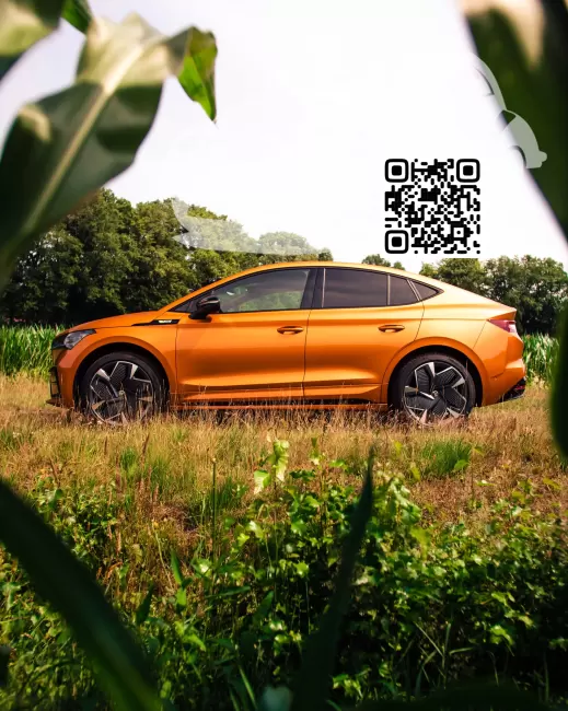 Skoda | ENYAQ COUPE RS iV | LA2Z, 2X, A2Z, 2X2X - PHOENIX ORANGE, PHOENIX ORANGE PREMIUM METALLIC 1