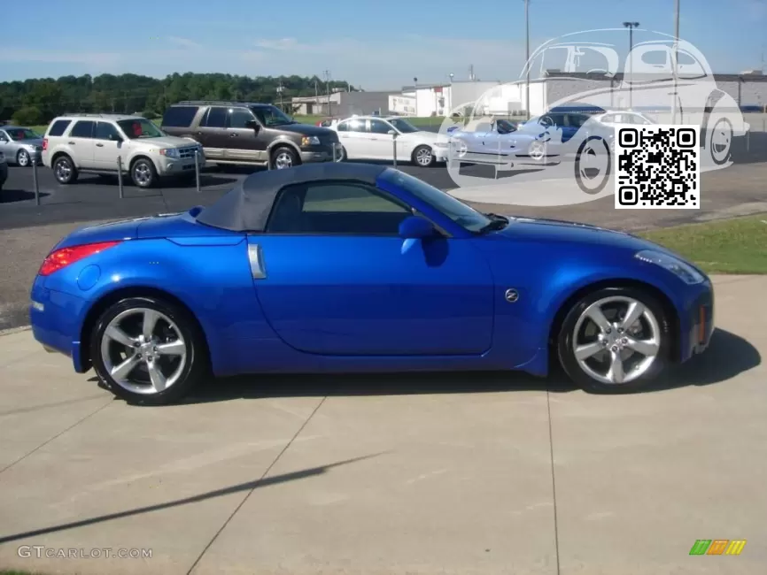 Nissan | 350Z, FAIRLADY Z (Z33, HZ33) | B17 - METALLIC BLUE, DAYTONA BLUE, AZURE BLUE 1