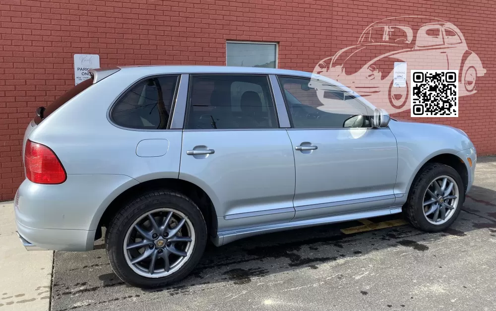 Porsche | CAYENNE (9PA, 955, 957) | 5A, LB5S - ICELAND SILVER, SILBERBLAU 1