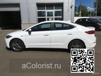 Hyundai | ELANTRA, AVANTE 6 (AD) | WAW - CERAMIC WHITE, POLAR WHITE (СОЛИД) 2
