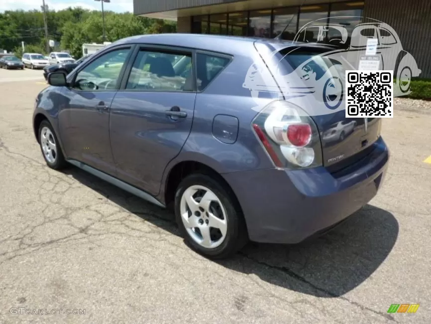 Pontiac | VIBE | 33U, 602R - MACHINE BLUE, STEEL BLUE METALLIC (2009) 1