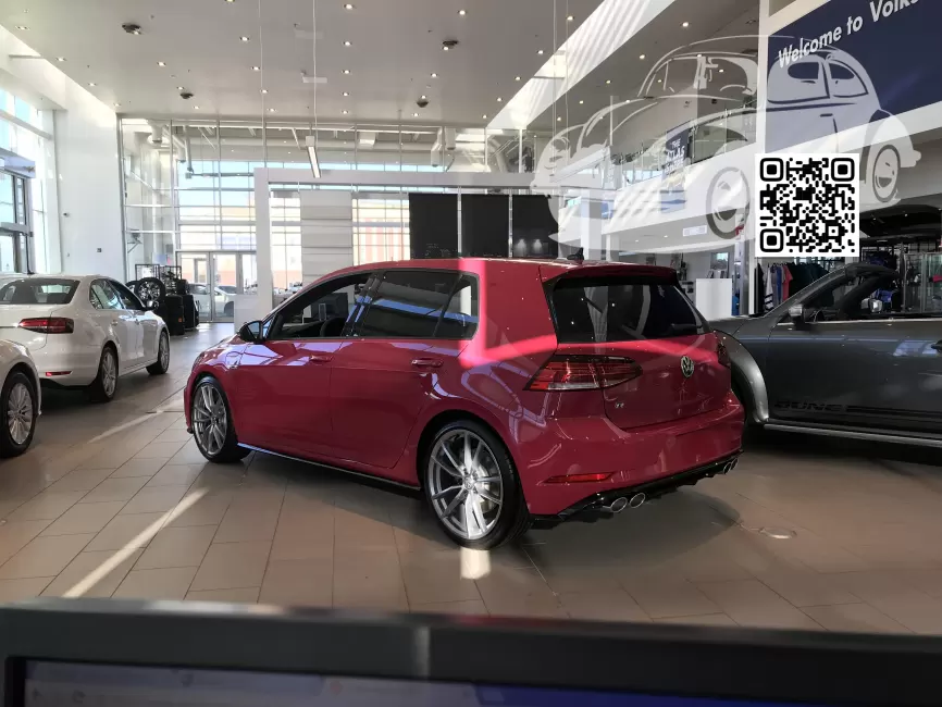 Volkswagen | GOLF 7 | LP3D, 9348 - RASPBERRY RED, FRAMBOISEROT (СОЛИД) 1