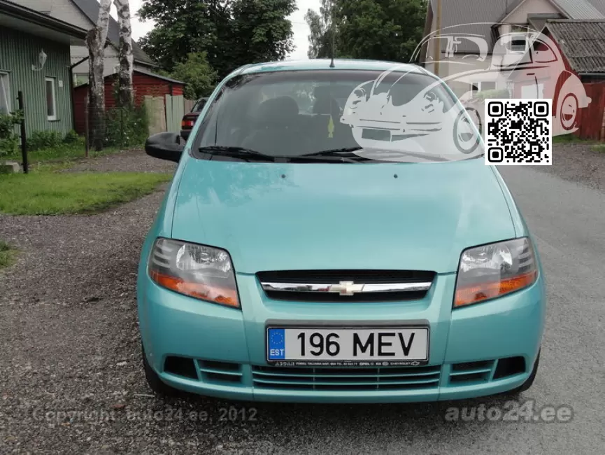 Chevrolet | AVEO (T200, T250) | 03U - AQUA GREEN 1