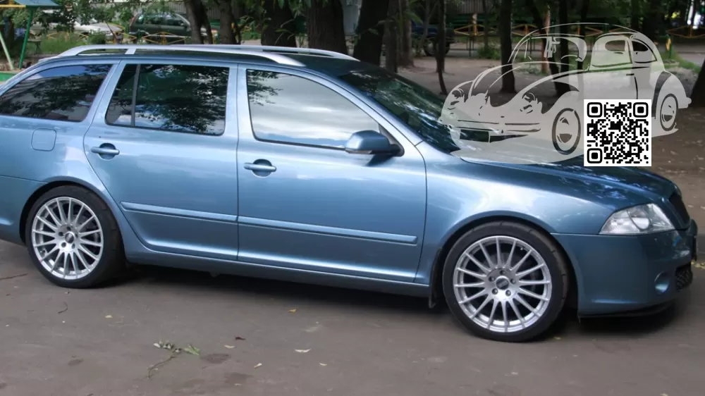 Skoda | OCTAVIA 2 (1Z, A5) | 9154, 5T, LF5X, 5T5T - SEDAMODRA SATINE, SATINE BLAU, SATIN GREY 1