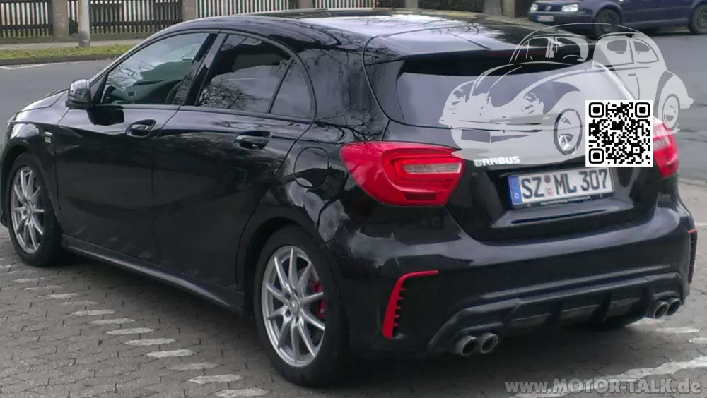 Mercedes | A-Class (W176) | 696, 696U, 9696 - NIGHT BLACK, NACHTSCHWARZ (СОЛИД) 1