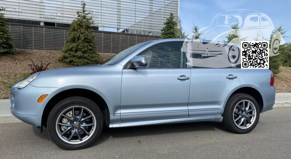 Porsche | CAYENNE (9PA, 955, 957) | 5A, LB5S - ICELAND SILVER, SILBERBLAU 0