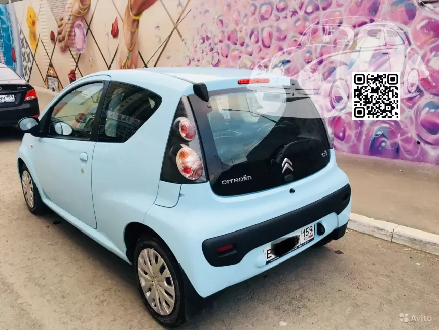 Citroen | C1 (PM, PN) | U4, KGX, 8W5, U4P0 - BOTTICELLI, BLEU BOTTICELLI, BOTTICELLI BLUE (СОЛИД) (2011-2014) 1