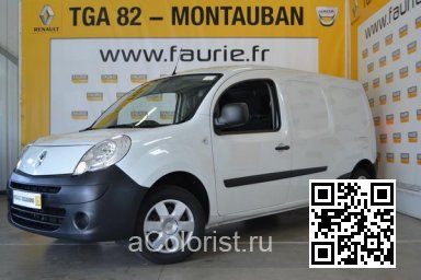 Renault | KANGOO 2 | 369, 389 - BLANC GLACIER, GLACIER WHITE, GLACIER VALKOINEN, ARCTIC WHITE (СОЛИД) 1
