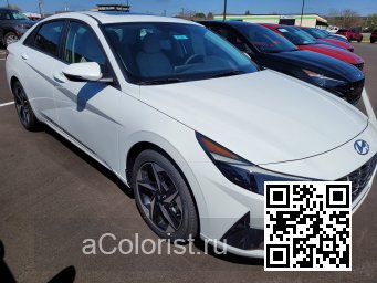 Hyundai | ELANTRA, AVANTE 7 (CN7) | W6H - SERENITY WHITE PEARL (с 2022) 0