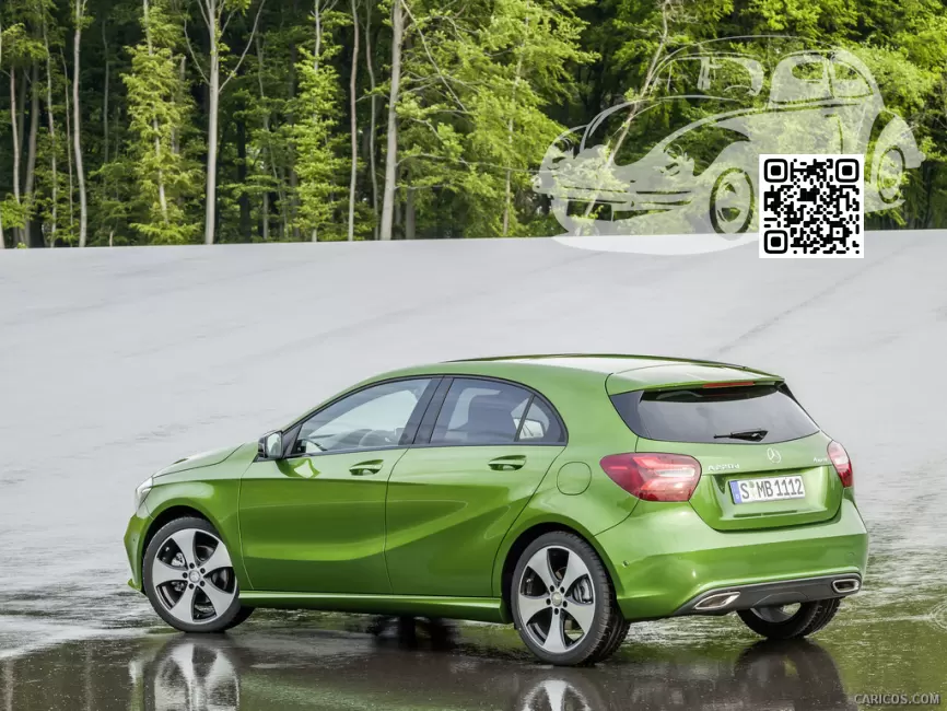 Mercedes | A-Class (W176) | 175, 175U, 6175 - ELBAITE GREEN, ELBAITGRUEN, KRYPTONITE GREEN 1