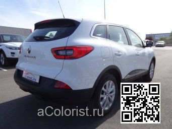 Renault | KADJAR | 369 - BLANC GLACIER, GLACIER WHITE, GLACIER VALKOINEN, ARCTIC WHITE, ARKTIS WEISS (СОЛИД) 3