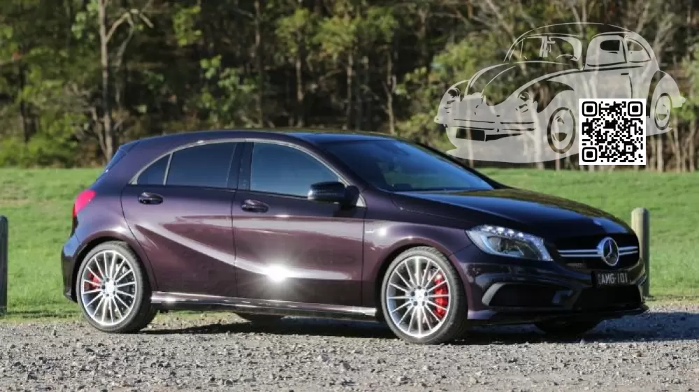 Mercedes | A-Class (W176) | 592, 592U, 4592 - NORTHERN LIGHTS VIOLET, NORDLICHTVIOLET 0