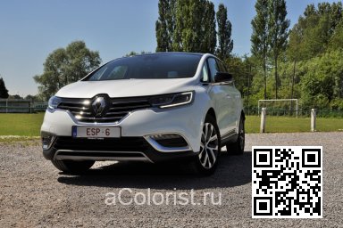Renault | ESPACE 5 | 369 - BLANC GLACIER, GLACIER WHITE, GLACIER VALKOINEN, ARCTIC WHITE, ARKTIS WEISS (СОЛИД) 1