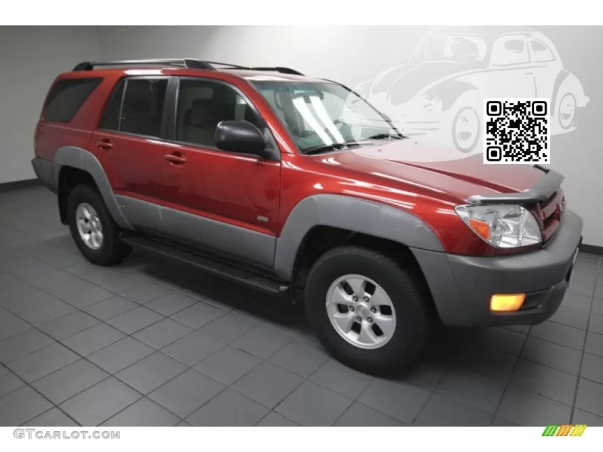 Toyota | 4RUNNER 4 (N210) | 3P1 - IMPULSE RED, IMPULSE RED PEARL (2003) 0