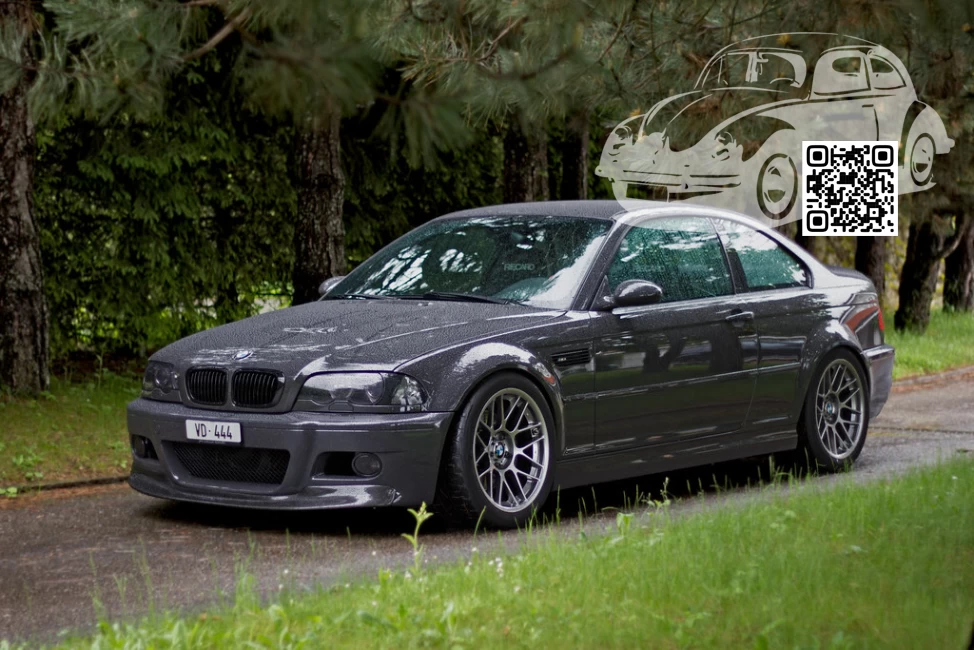 BMW | 3 Series (E46) | P60/BASF: 01-2011-4515-1/7A1, L7A1 - GREY BLACK, GRAUSCHWARZ (СОЛИД) (PORSCHE) 0