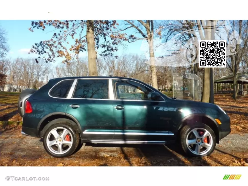 Porsche | CAYENNE (9PA, 955, 957) | G4, LM6W, 2B9 - DARK TEAL, LAGOGRUEN 1