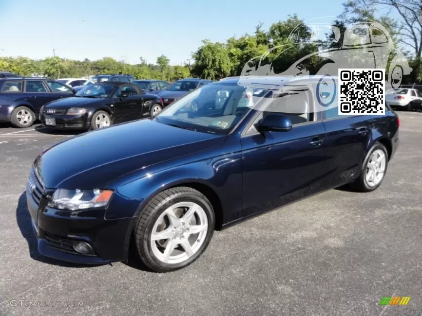 Audi | A4, S4, RS4 (B8, 8K) | Z5A, LZ5A, 8A, 8A8A - DEEP SEA BLUE, TIEFSEEBLAU 0