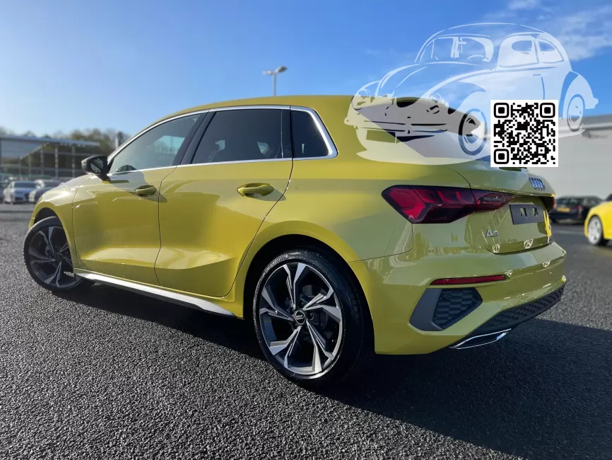 Audi | A3, A3 Sportback IV (8Y) | X1X, LX1X, R1, R1R1 - PYTHON YELLOW, PYTHONGELB, JAUNE PYTHON 1