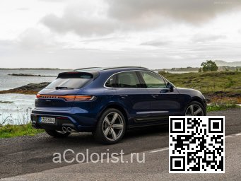 Porsche | MACAN (95B) | 1A, M5D, LM5D, 1A1A - GENTIAN BLUE, ENZIANBLAU, BLEU GENTIANE (с 2021) 3