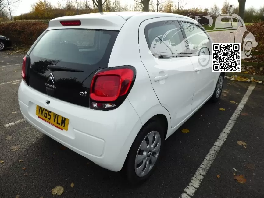 CITROEN | C1. 2 | P8, KWD, P0P8 - BLANC LIPIZAN, LIPIZZAN WHITE, LIPIZAN WEISS (СОЛИД) 1