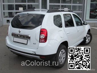 Renault | DUSTER | 369 - BLANC GLACIER, GLACIER WHITE, GLACIER VALKOINEN, ARCTIC WHITE, ARKTIS WEISS (СОЛИД) 3
