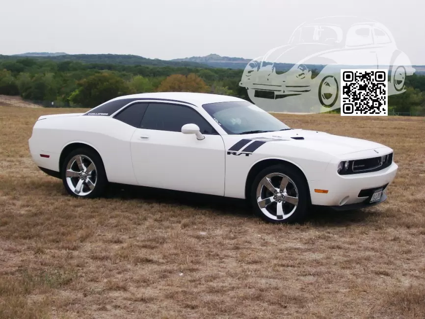 Dodge | CHALLENGER 3 (LC) | DT1682, W1, SW1, PW1 - STONE WHITE (СОЛИД) (2009-2010) 0