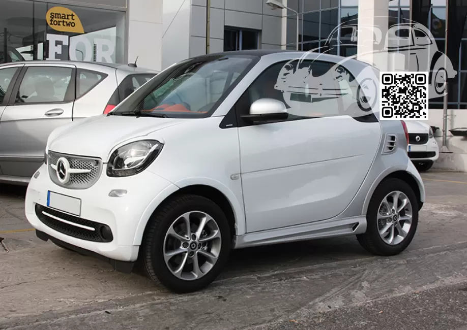 Smart | FORTWO, FORTOUR (W453, C453, A453) | EBZ, EAZ, EN6 - WHITE, BLANC WHITE, KRISTALLWEISS (СОЛИД) 0