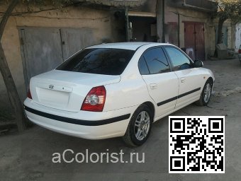 Hyundai | ELANTRA 3 (XD) | NW - NOBLE WHITE, NORDIC WHITE (СОЛИД) 4