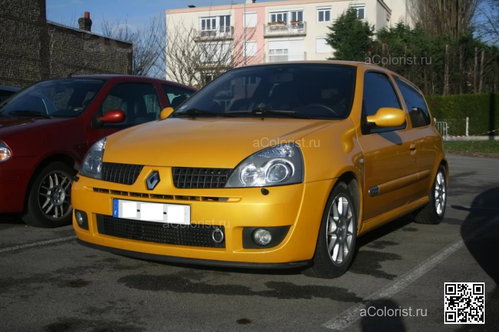 RENAULT | CLIO SYMBOL 2 (X65) | J37 - JAUNE SIRIUS, LIQUID YELLOW (RS) 0
