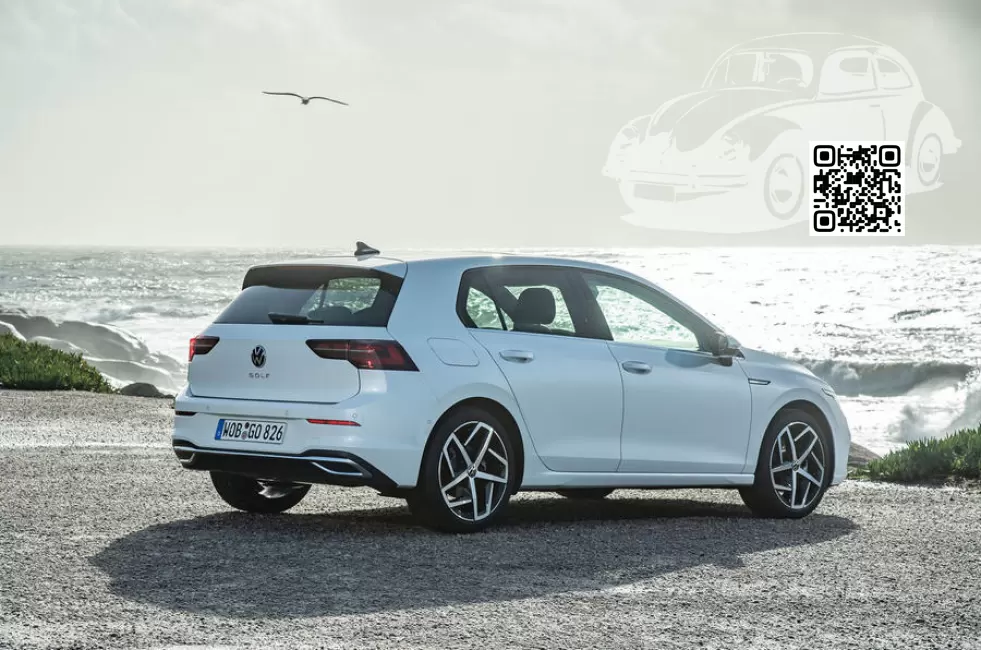 Volkswagen | GOLF 8 | 0Q, C9A, LC9A, 0Q0Q - PURE WHITE, CISTA BELA, PURE WEISS (СОЛИД) 1
