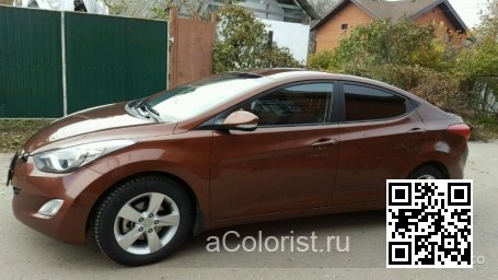 Hyundai | ELANTRA, AVANTE 5 (MD, UD) | U8N, W7G - HAZEL BROWN 0